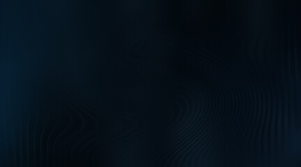 Elegant Deep Navy Blue Backdrop with Soft, Swirling, Textured Wavy Line Gradients