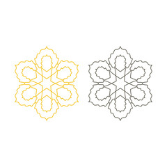 Natural Mandala Ayurveda Resort Sign Symbol Logo
