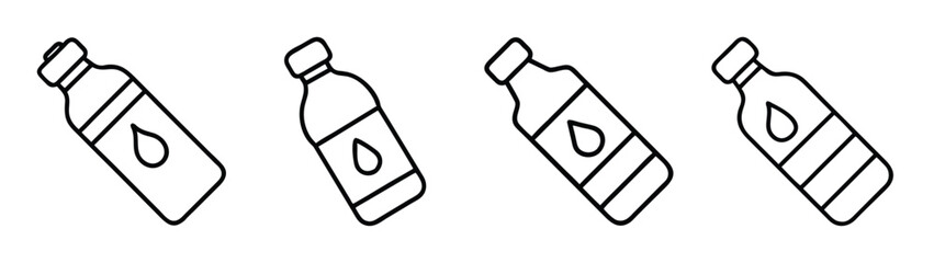 Illustration of essential oil bottles aromatherapy wellness dropper bottle liquid treatment