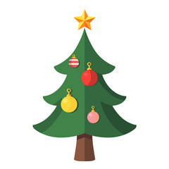 arbol navideño, esferas, navida, árbol, vacaciones, decoraciones, árbol de navidad, abeto, celebraciones, estrella, bailes, año, regalo, nuevas, languidecer, verde, de invierno, vector, año nuevo