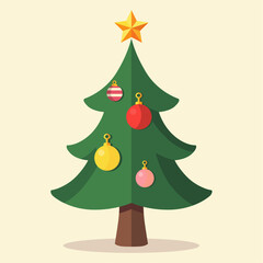 arbol navideño, esferas, navida, árbol, vacaciones, decoraciones, árbol de navidad, abeto, celebraciones, estrella, bailes, año, regalo, nuevas, languidecer, verde, de invierno, vector, año nuevo