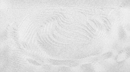 White Abstract Background with Wavy Lines, SketchStyle Texture, Pattern Backdrop