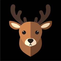 reno, navidad, santa, ciervo, animal, caribú, vector, ilustración, inhospitalario, navida, dibujos animados, asta, mamífero, silueta, naturaleza, fauna, administrar, cuca, cervus canadensis, café