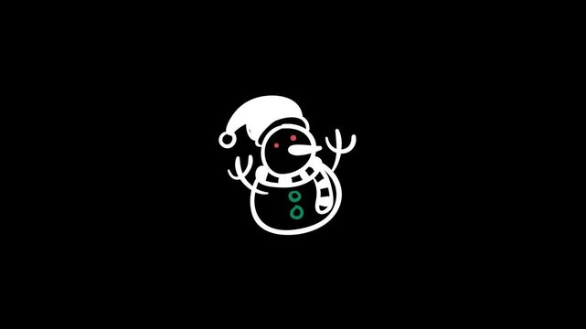 4K Animated Christmas Snowman Footage | Festive Holiday Snowman Animation | Cute Xmas Snowman 4K Motion Clip | Colorful Christmas Snowman Loop | Merry Winter Snowman Animated Footage
