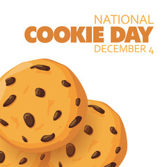 Vector graphic of National Cookie Day ideal for National Cookie Day celebration.