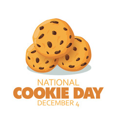 Vector graphic of National Cookie Day ideal for National Cookie Day celebration.