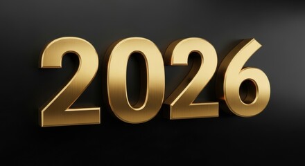 Golden Year 2026 Celebration New Beginning Future