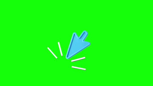 3D render of a green recycling symbol icon with arrows made of origami paper or spheres, a business illustration design