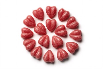 Delicious heart shaped candy valentines day sweets love treats red candies food