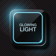 abstract blue background with glowing lines