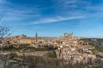 Fototapeta premium a view of Toledo in Spain