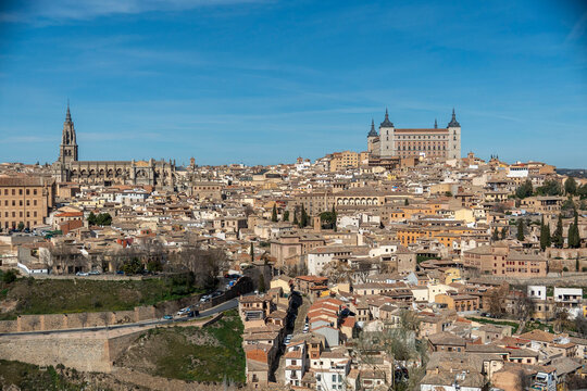 a view of Toledo in Spain
