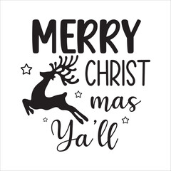 Christmas Quotes Design | Christmas Typography | Holidays Illustration | X-mas Vector Design