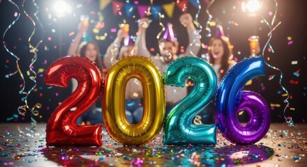 Happy New Year Celebration With Family And Friends