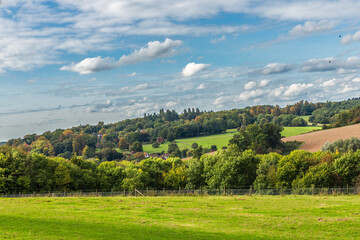 Chess Valley walk following the River Chess in the
Chilterns Area of Outstanding Natural Beauty.  The walk starts from Rickmansworth Station and
finishes at Chesham Station.
