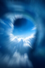 blue sky with clouds