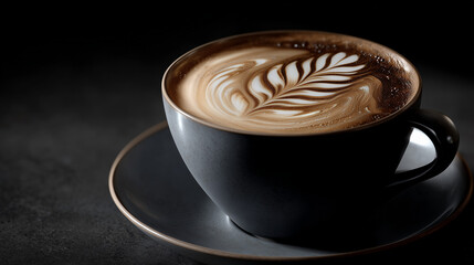 Traditional Italian coffee drink on table