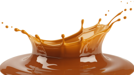 Delicious splash of golden caramel creates a tempting treat for desserts and sweet confectionery creations