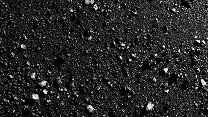 Obraz premium Close-up of textured asphalt surface. AI image