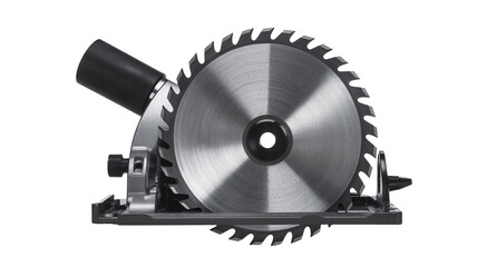 Precision circular saw blade ready for woodworking projects and professional construction work cutting wood