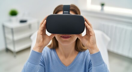 Immersed in Virtual Reality A Woman's VR Headset Experience