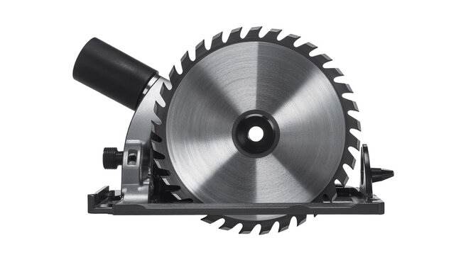 Precision circular saw blade ready for woodworking projects and professional construction work cutting wood