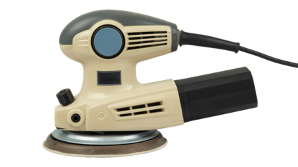 Palm sander for woodworking projects, perfect for DIY home improvement and professional carpentry tasks