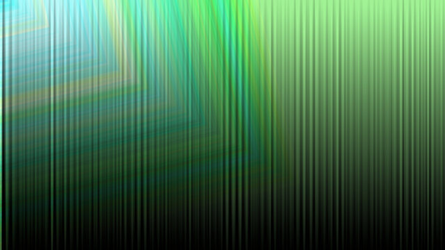 Abstract vertical lines of light blue green and dark green fading to black background texture