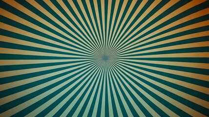 Obraz premium Teal radial starburst pattern with bold geometric lines 