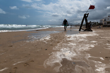 Caminando por la playa
