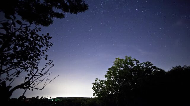 Stars at Night Timelapse