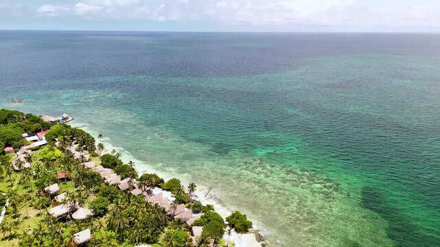 Isla M&uacute;cura Aerial 4K Drone Footage &ndash; San Bernardo Islands, Colombia