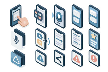 Mic favorites vector ai share speech playback button permission icon translator to