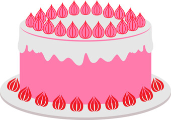 Birthday Cake Illustration