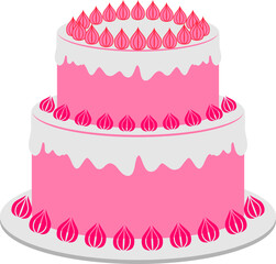  Birthday Cake Illustration