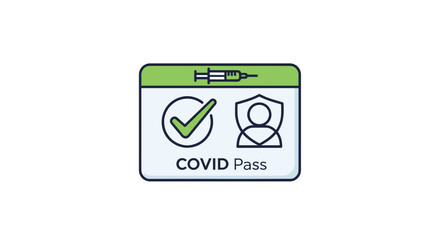 Show your digital Covid Pass stay safe and travel secure a great way to protect yourself and others with proof of vaccination against viruses, Generative AI.
