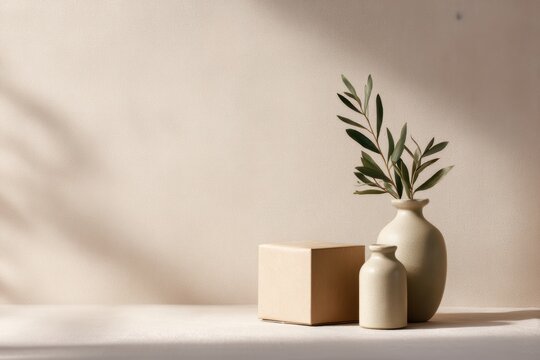 54. eco-friendly packaging with natural props, modern vibe, soft diffused glow, balanced rule of thirds, ideal for commercial use