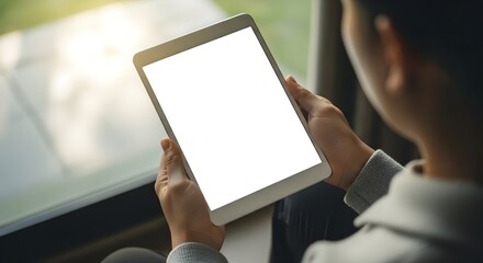 man holding tablet computer