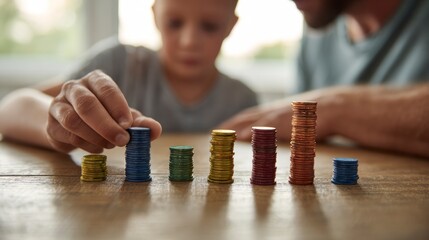 Child learning finances