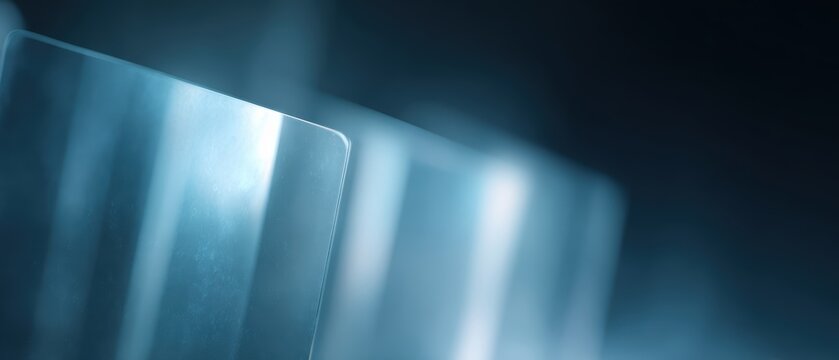 190. cybersecurity concept with translucent shields and code, cool modern vibe, controlled studio lighting, minimal composition, ideal for online ads