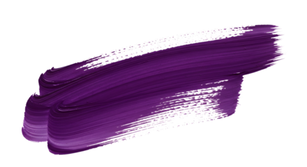 vibrant thick paint brush stroke texture isolated on a transparent background. artistic detail with visible paint marks, creative, PNG