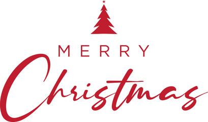 Merry Christmas Design Template , Merry Christmas Typography