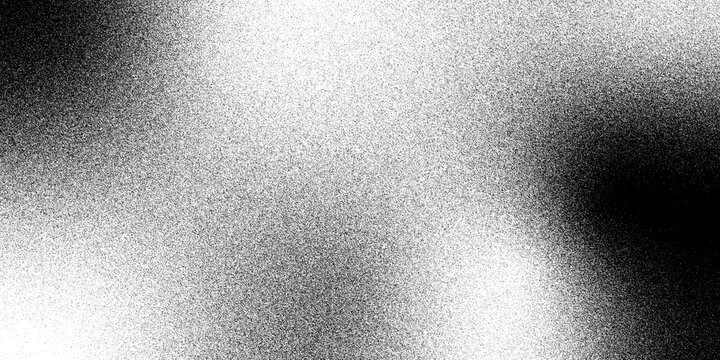Abstract monochrome halftone texture for background or overlay. Vector black and white halftone texture, transitioning smoothly from dark to light with a dense arrangement of dots. Design concept 