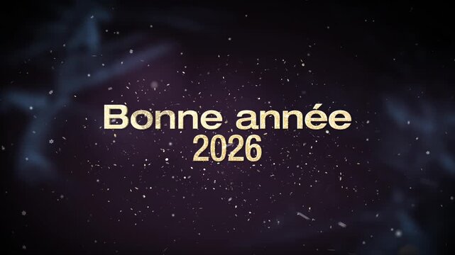 Bonne ann&eacute;e 2026