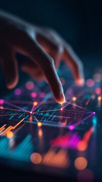 Transforming customer information into valuable business intelligence. Virtual connectivity. Seamless data management: visual analytics with advanced technology. Data network. Neural connections.