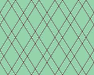 Argyle pattern of geometric rhombus. Harlequin check wallpaper design. Classic diamond shaped textile material for web background, print fabric clothing, sweater, wrapping paper, gift card, invitation