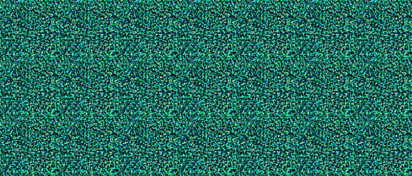 Seamless green glitter sparkle background with emerald and teal highlights. Vector shimmering sequin texture. Ideal for party invitations, packaging, or washi tape. Drag to swatches panel to use.