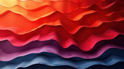 Abstract red vector wave pattern illustration on a red tile background, featuring a colorful curve line design and texture for a stylish web backdrop