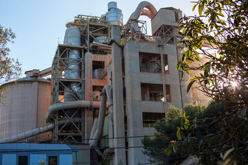 Urban Cement Factory in Brutalist Style