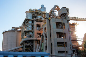 Heavy Industrial Cement Plant Structures